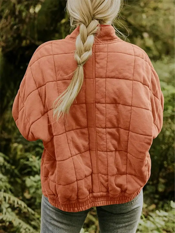 Luxe Dames Overgangsjas - Comfortabele Warme Jas voor het Voorjaar-Zomer Jassen-Calora-Donkergroen-S-Calora