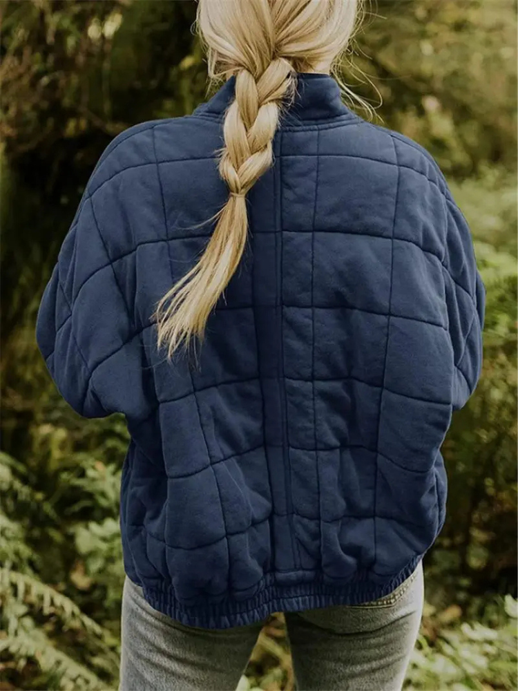 Luxe Dames Overgangsjas - Comfortabele Warme Jas voor het Voorjaar-Zomer Jassen-Calora-Donkergroen-S-Calora