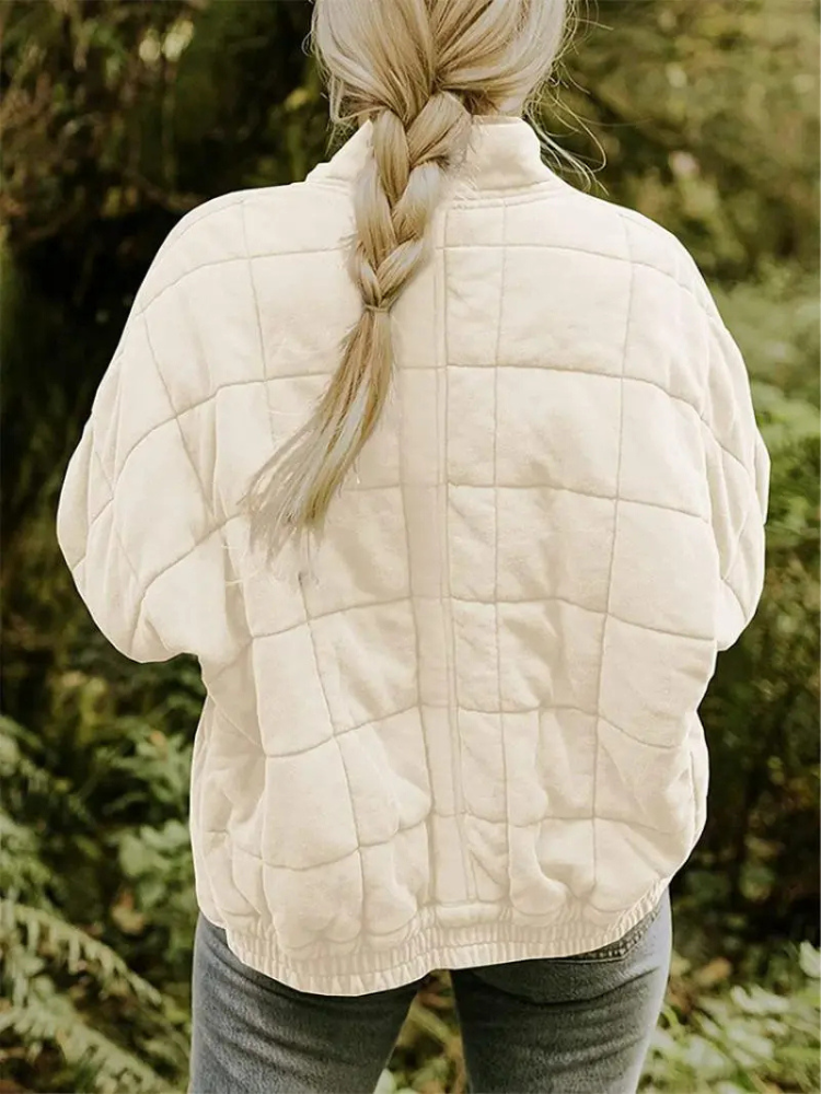 Luxe Dames Overgangsjas - Comfortabele Warme Jas voor het Voorjaar-Zomer Jassen-Calora-Donkergroen-S-Calora