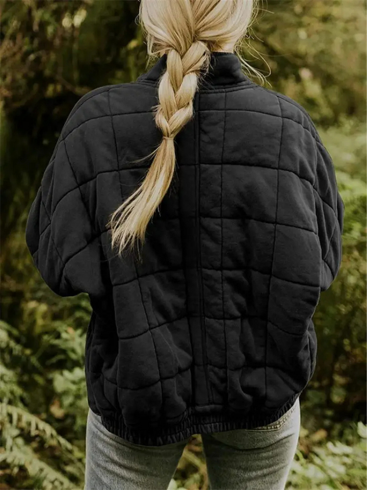 Luxe Dames Overgangsjas - Comfortabele Warme Jas voor het Voorjaar-Zomer Jassen-Calora-Donkergroen-S-Calora