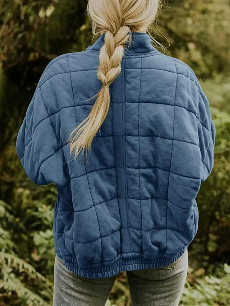 Luxe Dames Overgangsjas - Comfortabele Warme Jas voor het Voorjaar-Zomer Jassen-Calora-Donkergroen-S-Calora
