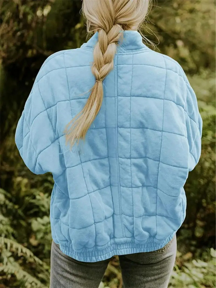 Luxe Dames Overgangsjas - Comfortabele Warme Jas voor het Voorjaar-Zomer Jassen-Calora-Donkergroen-S-Calora