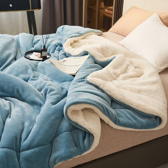 CALORA_ Luxe Flanellen Fleece Deken Zacht Warm en Machinewasbaar