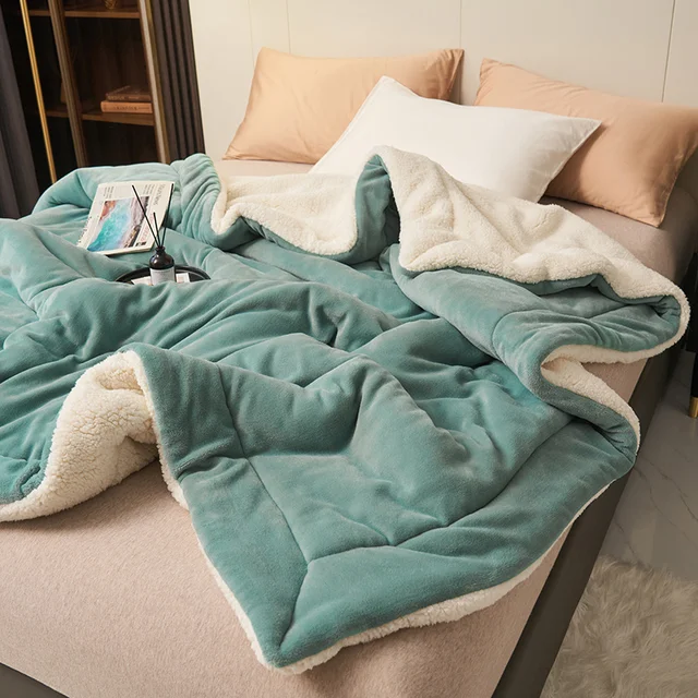 CALORA_ Luxe Flanellen Fleece Deken Zacht Warm en Machinewasbaar