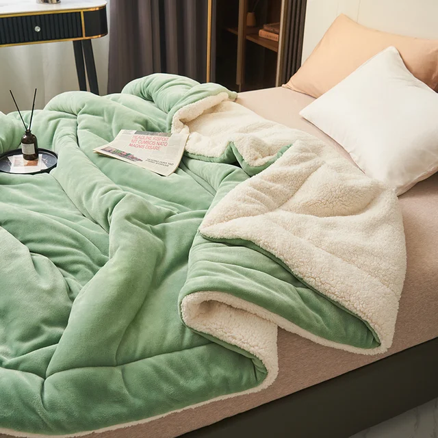 CALORA_ Luxe Flanellen Fleece Deken Zacht Warm en Machinewasbaar