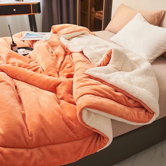CALORA_ Luxe Flanellen Fleece Deken Zacht Warm en Machinewasbaar