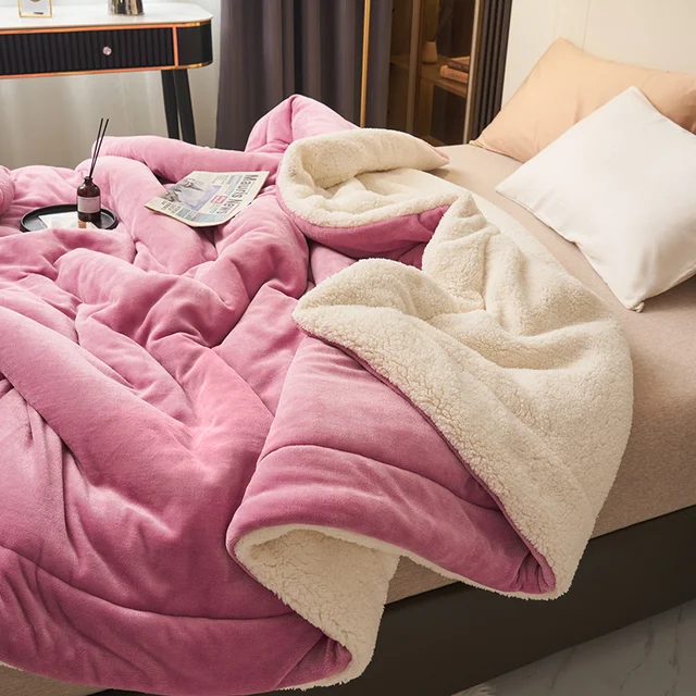 CALORA_ Luxe Flanellen Fleece Deken Zacht Warm en Machinewasbaar