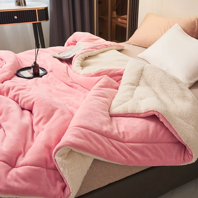 CALORA_ Luxe Flanellen Fleece Deken Zacht Warm en Machinewasbaar