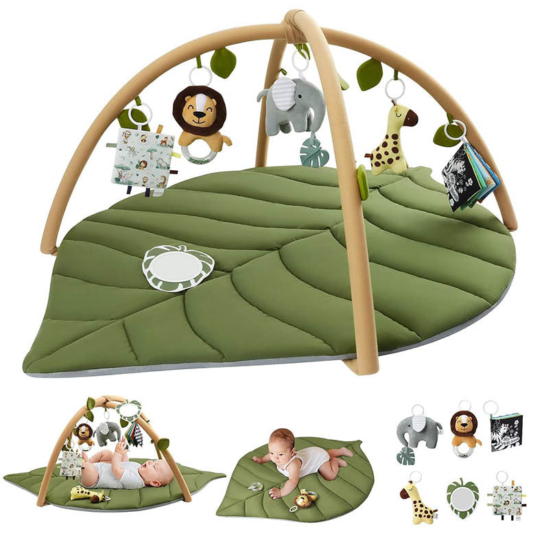 CALORA_ Luxe Jungle Educatie Speelkleed voor Baby's - Opvouwbaar Verdikt Kruipmat - 0 tot 3 jaar