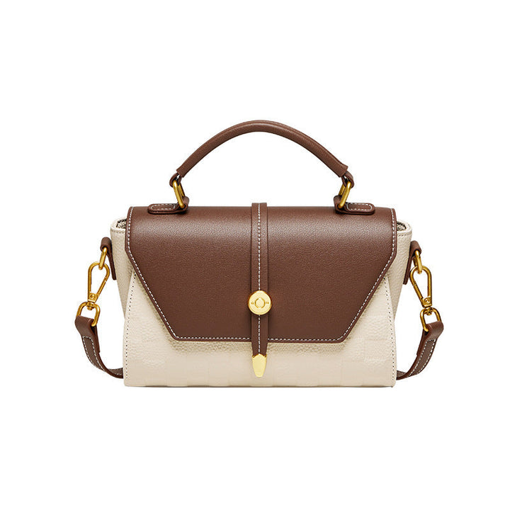 CALORA_ Luxe Leren Schoudertas - Elegante Crossbody Handtas
