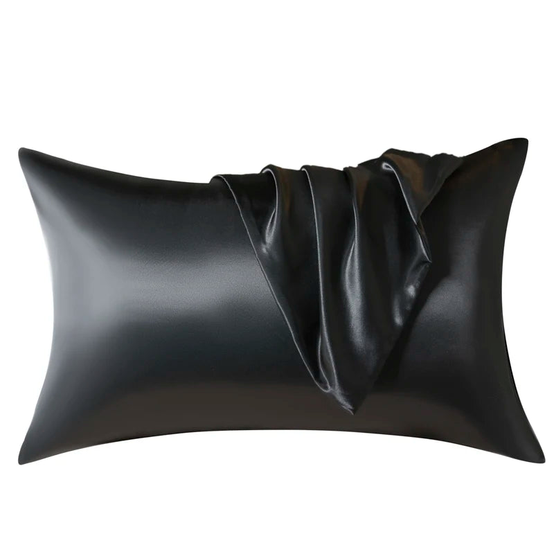 Luxe Satijnen Bedlinnen Set 3 Stuks met Elastische Band-Home Decor-Calora-Wit-200x220cm-Calora