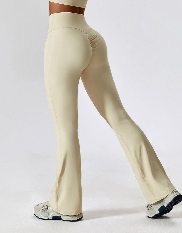 Lyona | Comfortabele uitlopende Leggings-Sportkleding & Accessoires-Calora-Apricot-S-Calora
