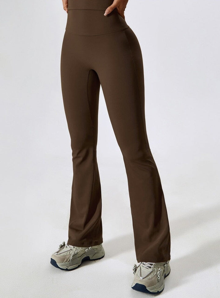 Lyona | Comfortabele uitlopende Leggings-Sportkleding & Accessoires-Calora-Apricot-S-Calora