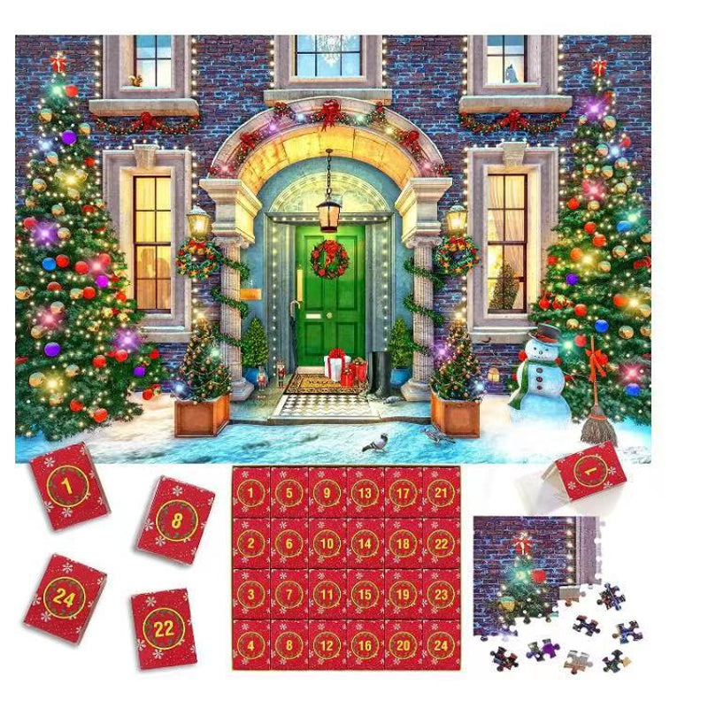 CALORA_ Magische Kerst Adventskalender Bouwstenen Set met 24 Verrassingen
