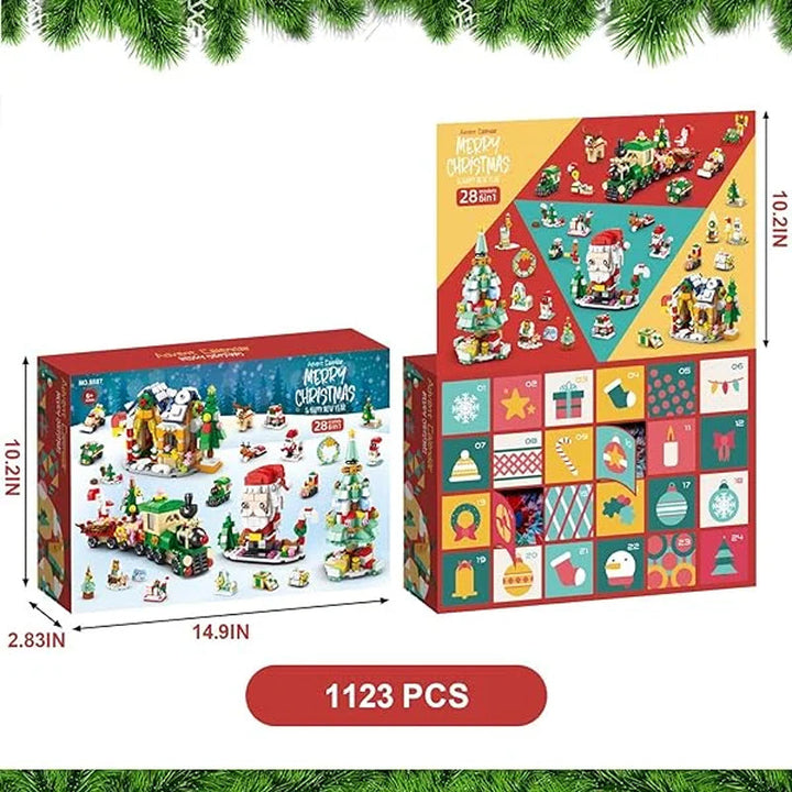 CALORA_ Magische Kerst Adventskalender Bouwstenen Set met 24 Verrassingen