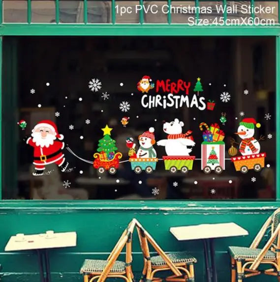 Magische Kerst Raamstickers | Feestelijke Kerstdecoratie voor Thuis-Home Decor-Calora-Merry Christmas-Calora