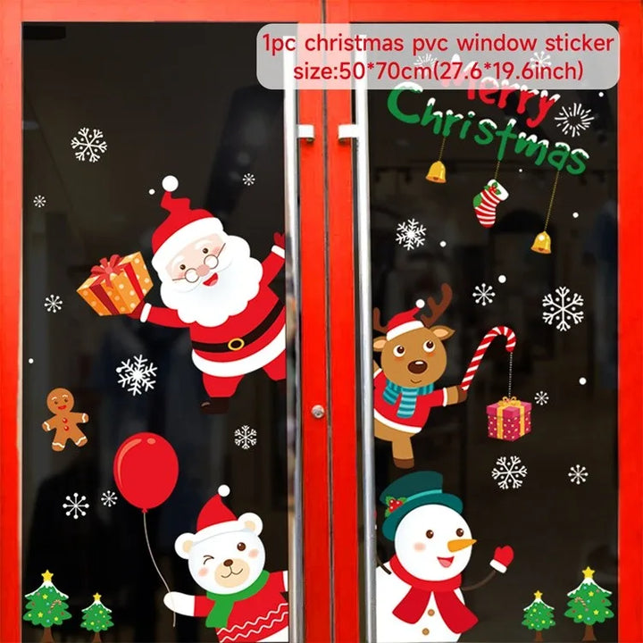 Magische Kerst Raamstickers | Feestelijke Kerstdecoratie voor Thuis-Home Decor-Calora-Merry Christmas-Calora