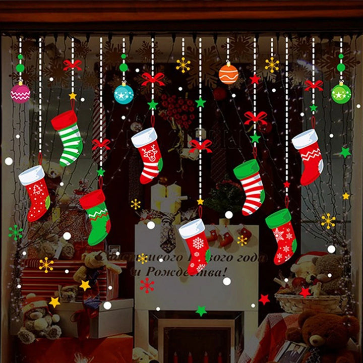 Magische Kerst Raamstickers | Feestelijke Kerstdecoratie voor Thuis-Home Decor-Calora-Merry Christmas-Calora