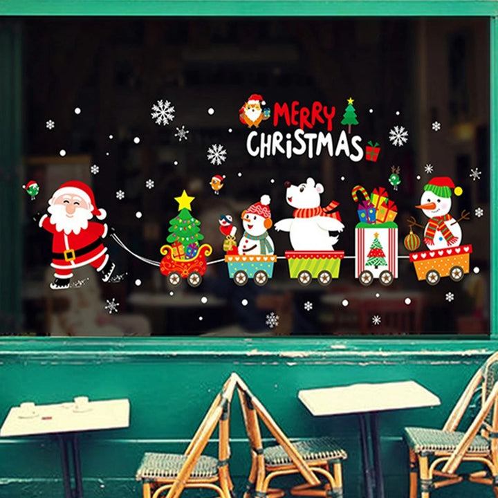 Magische Kerst Raamstickers | Feestelijke Kerstdecoratie voor Thuis-Home Decor-Calora-Merry Christmas-Calora