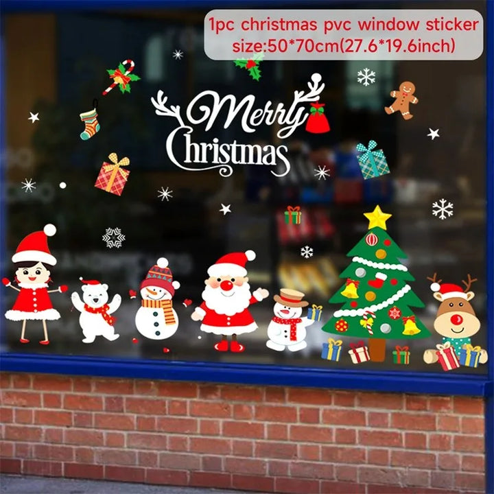 Magische Kerst Raamstickers | Feestelijke Kerstdecoratie voor Thuis-Home Decor-Calora-Season's Greetings-Calora