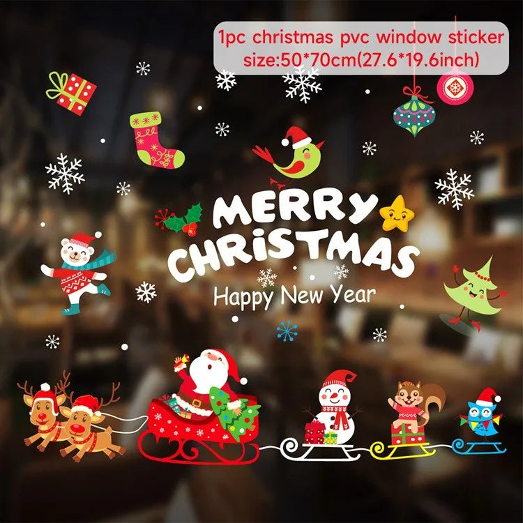 Magische Kerst Raamstickers | Feestelijke Kerstdecoratie voor Thuis-Home Decor-Calora-Winter Wonderland-Calora