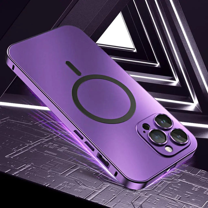 CALORA_ MagnoShield | Magnetische Metalen Hoes voor iPhone