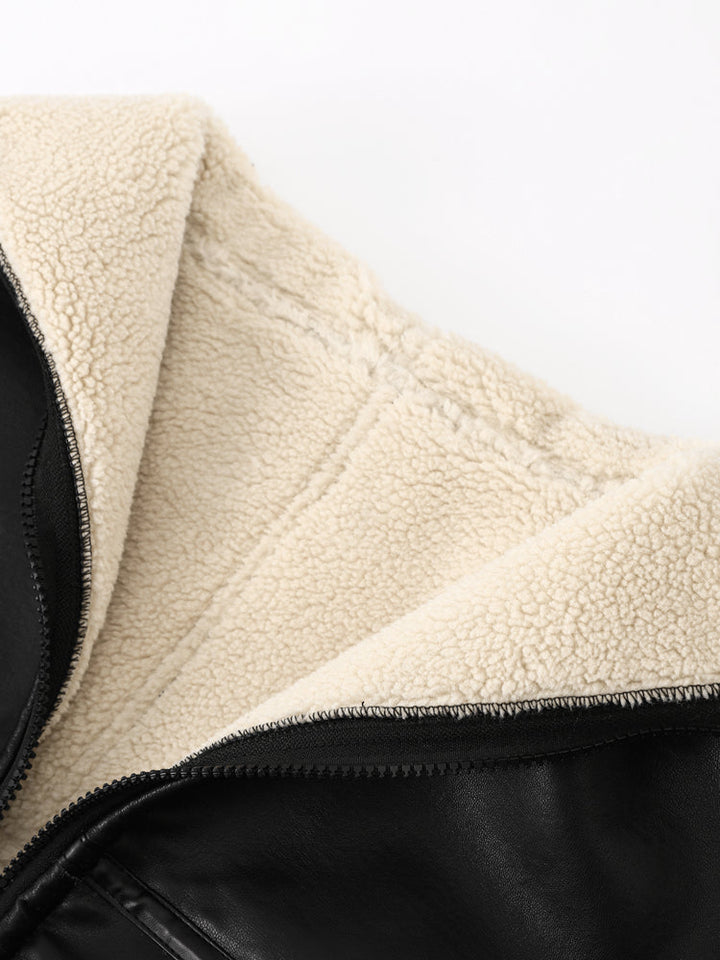 CALORA_ Marado | Elegante Warme Fur Bont Jas