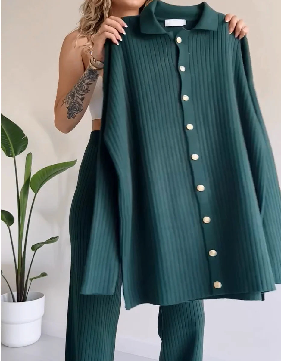 CALORA_ Marado | Warme & Stijlvolle Dames Set Pak