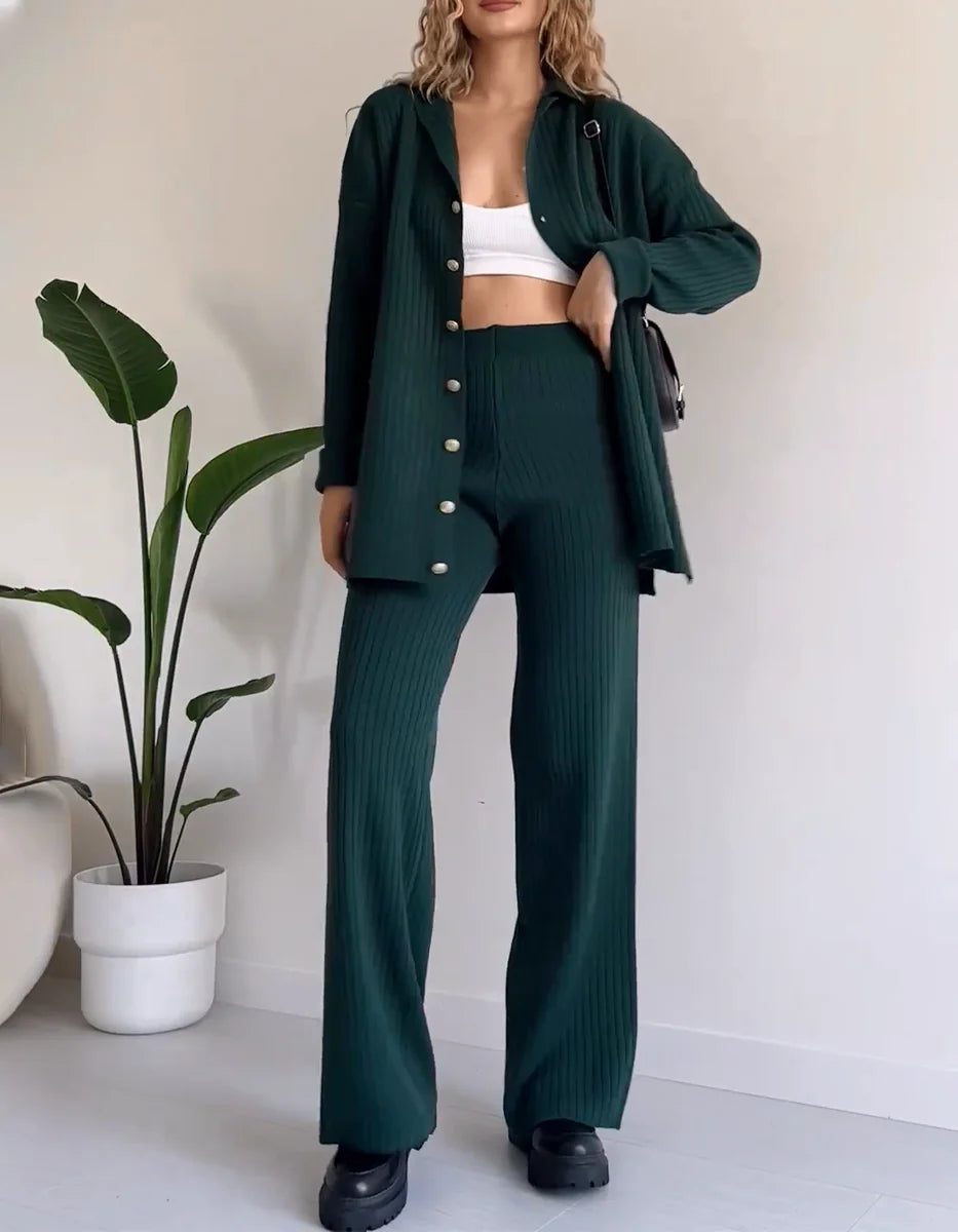 CALORA_ Marado | Warme & Stijlvolle Dames Set Pak