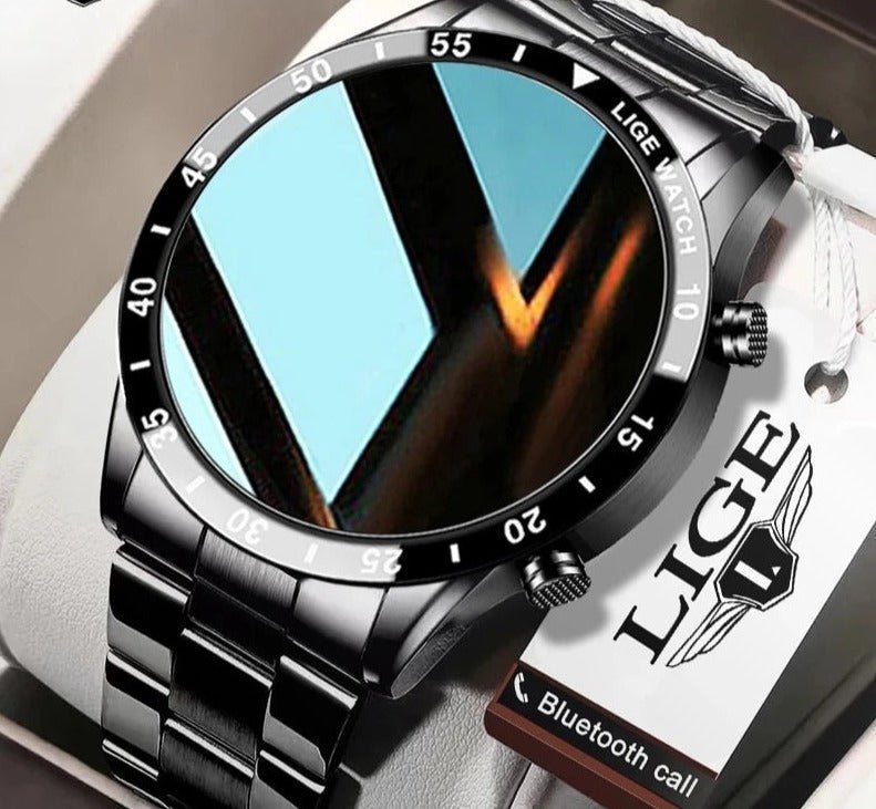 Marcellus | Luxe Mannen Smarthorloge-Horloges-Calora-Zwart-Calora