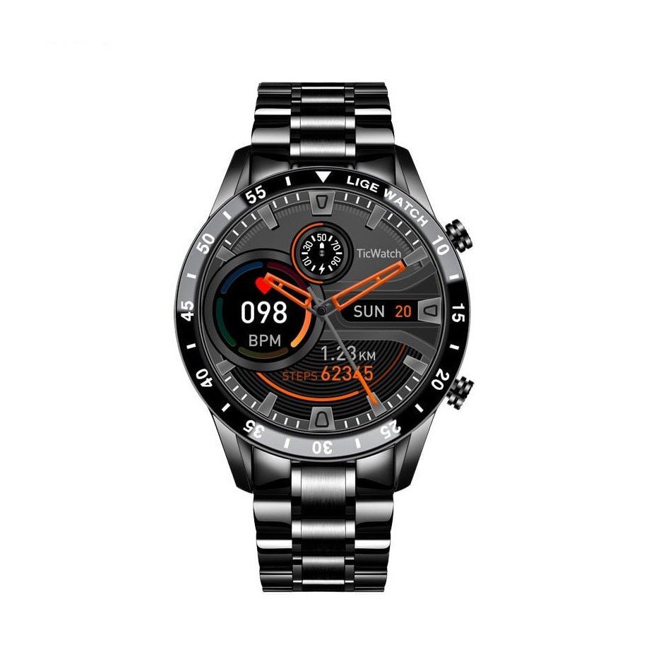 Marcellus | Luxe Mannen Smarthorloge-Horloges-Calora-Zwart-Calora