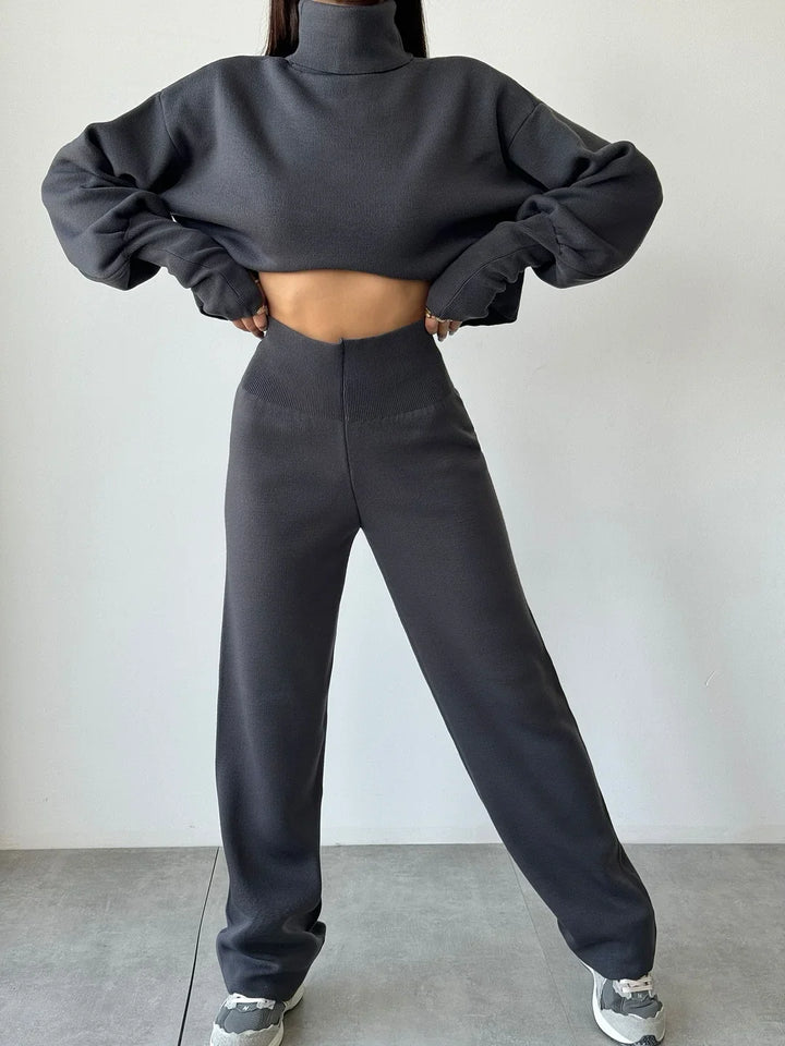 CALORA_ Marelli | Comfy Coltrui Handschoen Gebreid Kostuum