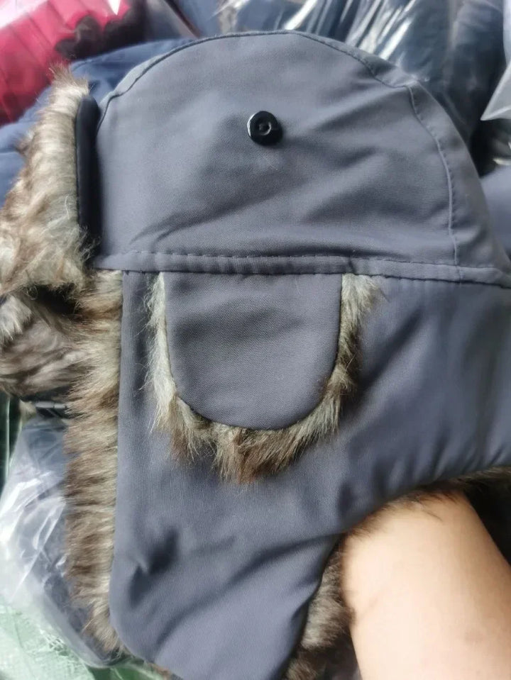 Men's Women's Winter Soviet Lei Feng Hats Outdoor Russian Ushanka Bomber Hat Thicken Windproof Fur Earflap Cap-Petten-Calora-9-One Size-Calora