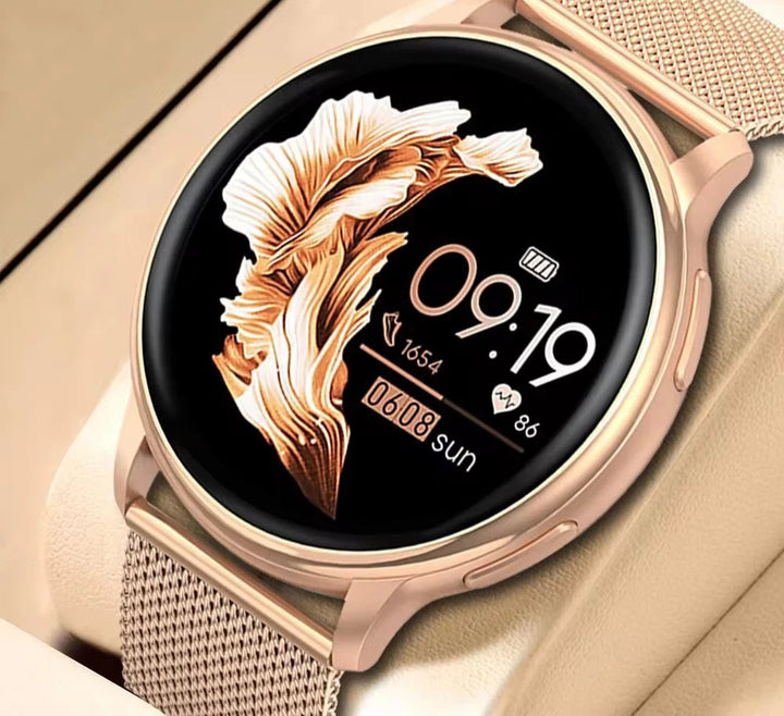 MEVADEN | Bluetooth Smartwatch met Gespreksfunctie voor Vrouwen-Elektronica/Gadgets-Calora-Zwart-Calora