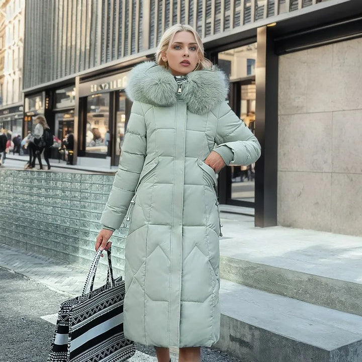 Mirabella | Winter parka jas voor dames-Zomer Jassen-Calora-Groen-M-Calora
