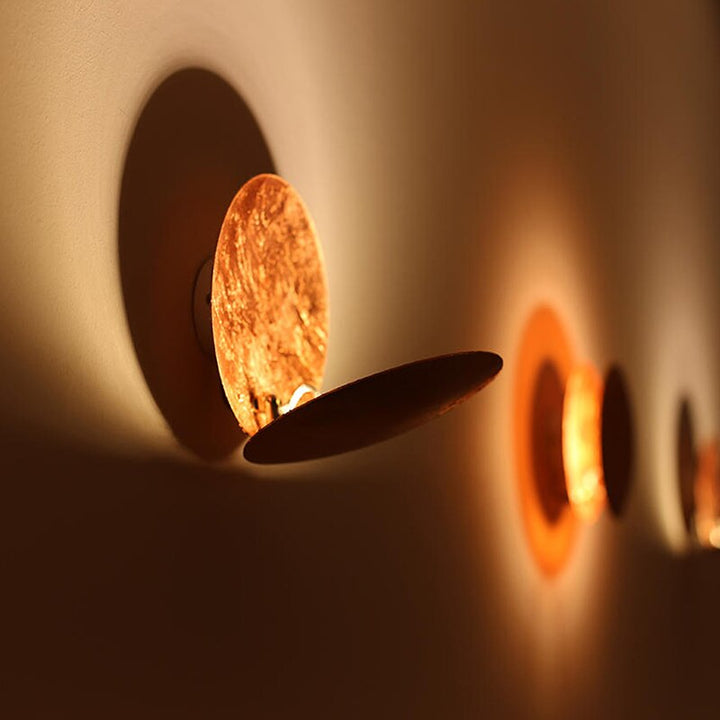 CALORA_ Moderne Premium Wandlamp met Zonne-Eclips Ontwerp