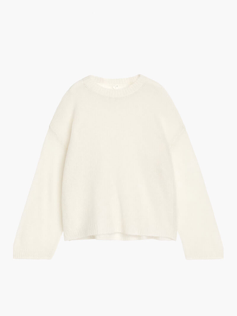 CALORA_ Moderne Pullover met Losse Pasvorm en Wijde Mouwen