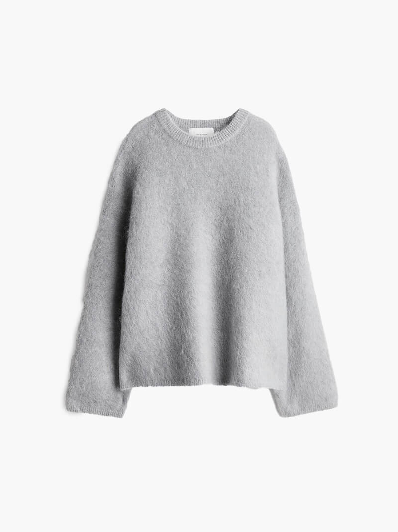 CALORA_ Moderne Pullover met Losse Pasvorm en Wijde Mouwen