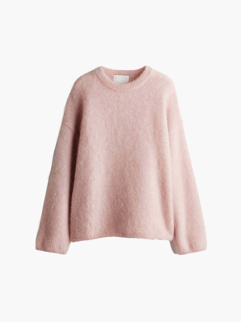 CALORA_ Moderne Pullover met Losse Pasvorm en Wijde Mouwen