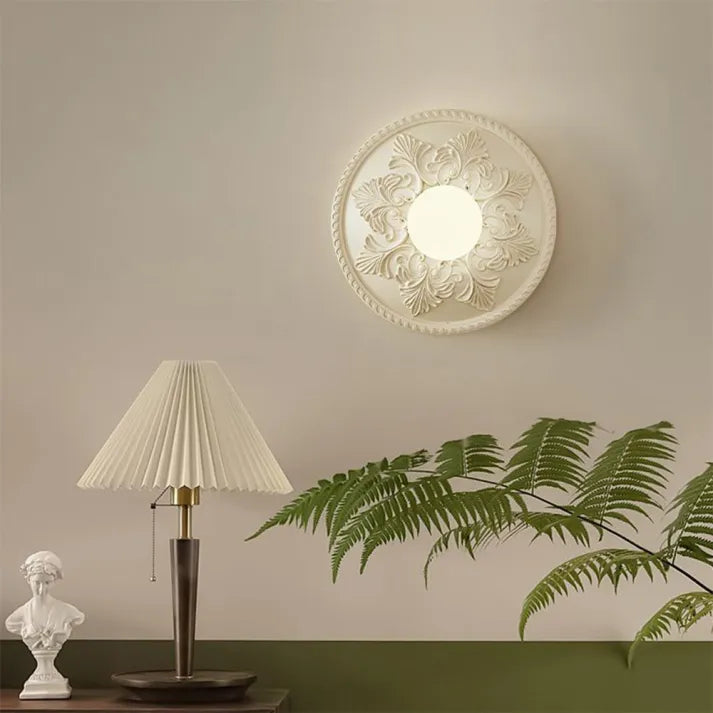 CALORA_ Moderne Resin Wandlamp Melk Koffie Verlichting Voor Sfeer