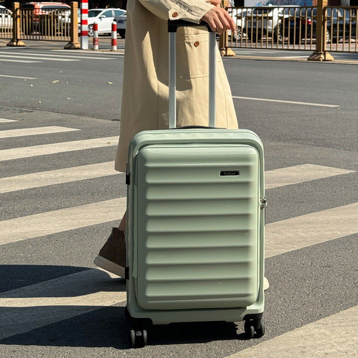 CALORA_ Moderne Trolleykoffer met Zijopening- Uitbreidbaar met TSA-slot en Grote Capaciteit
