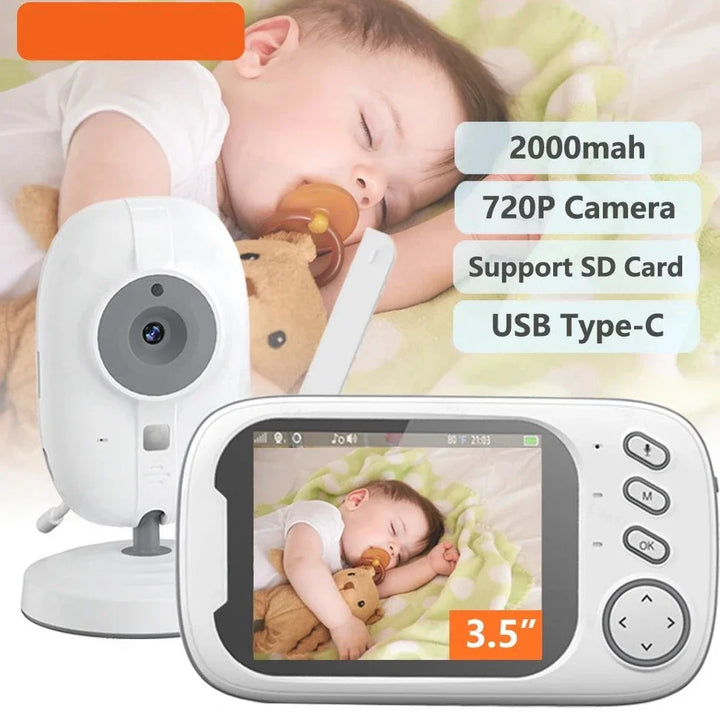 CALORA_ Monimo | Draadloze Babyfoon met LCD Scherm - Temperatuurmonitoring