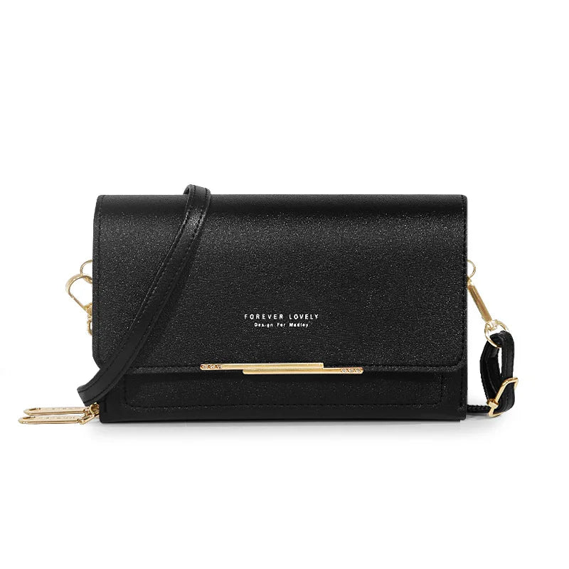 Morino | PU Vegan Leren Dames Handtas-Handtassen-Calora-Zwart-Calora