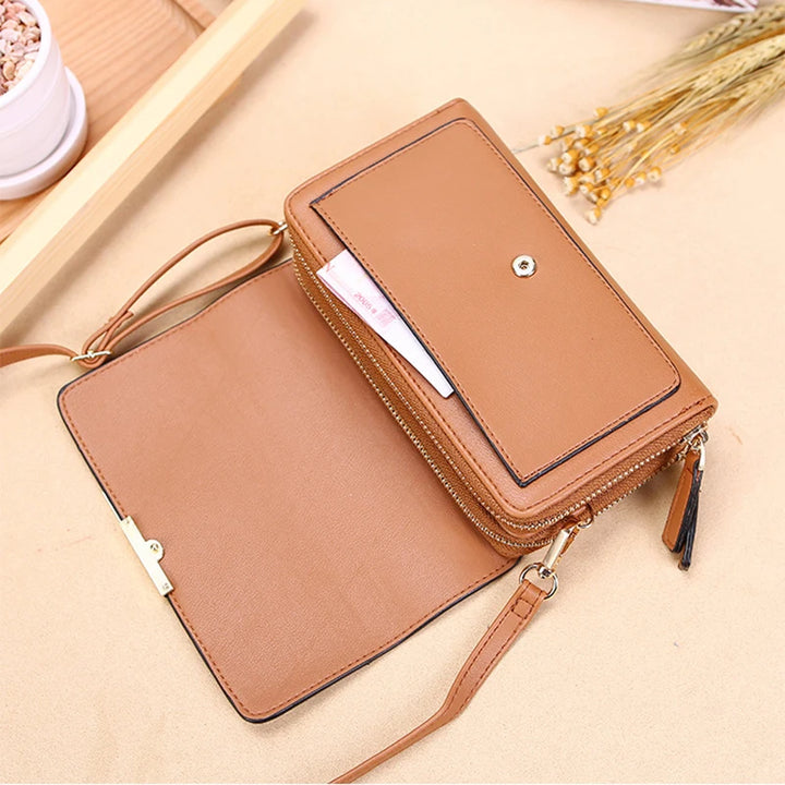 Morino | PU Vegan Leren Dames Handtas-Handtassen-Calora-Zwart-Calora