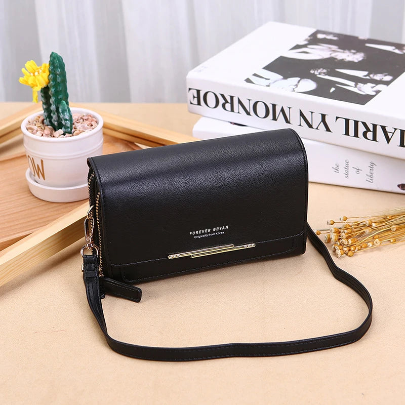 Morino | PU Vegan Leren Dames Handtas-Handtassen-Calora-Zwart-Calora