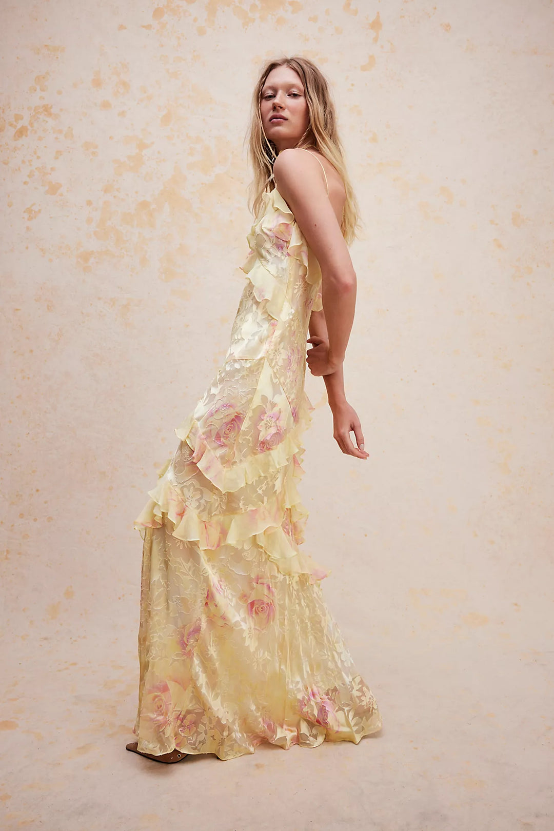 Mouwloze Lange Jurk Voor Dames Elegant Zomer En Avond-Zomer Jurken-Calora-Roze-6 - 8 (S)-Calora