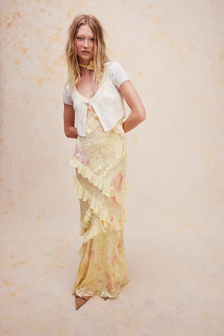 Mouwloze Lange Jurk Voor Dames Elegant Zomer En Avond-Zomer Jurken-Calora-Roze-6 - 8 (S)-Calora