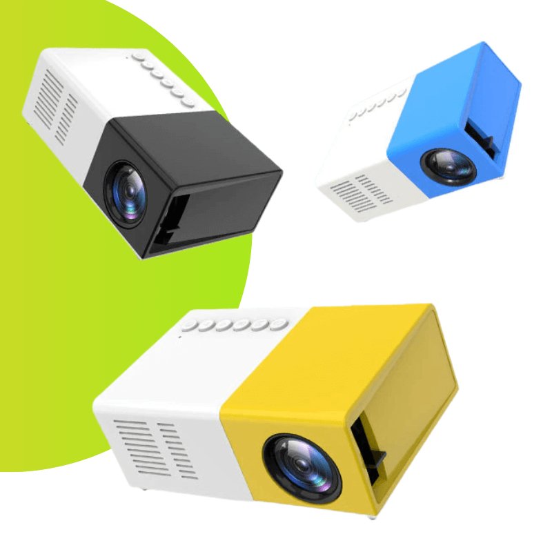Multibeam | Draagbare Beamer Projector 3.0-Elektronica/Gadgets-Calora-Geel-Calora