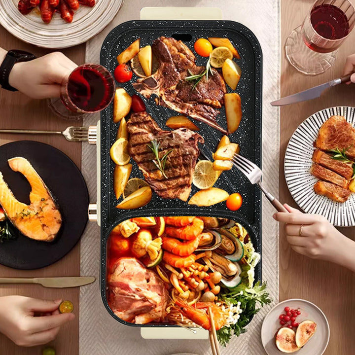 Multifunkční Elektrická Vařička na Fondue a Grilování