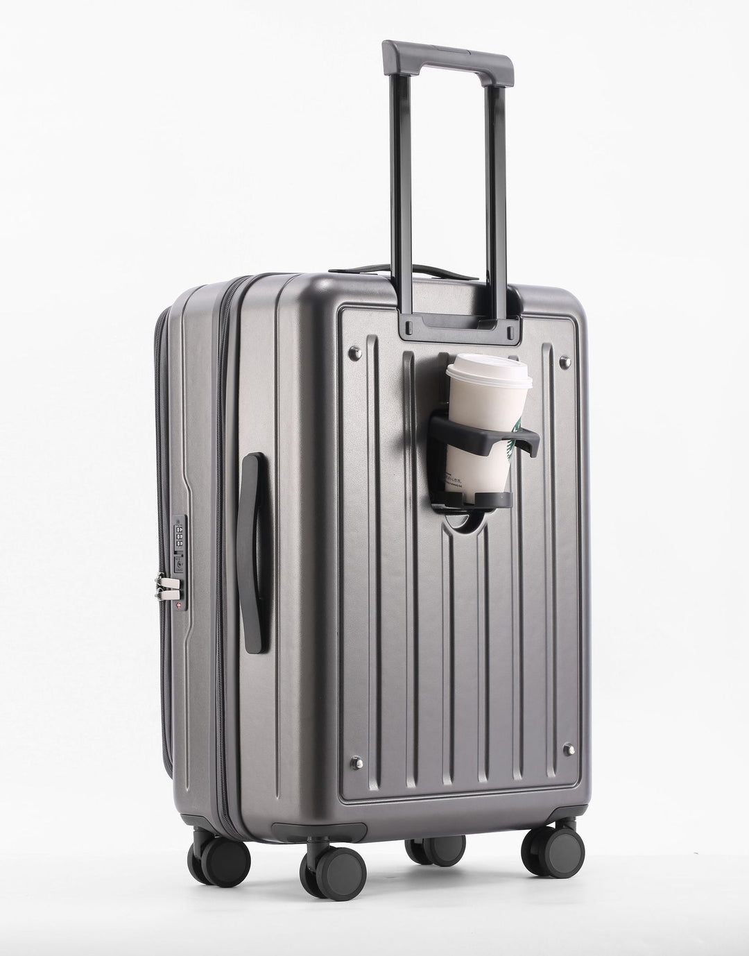 CALORA_ Multifunctionele Koffer Reisbagage met TSA-slot en zijopening